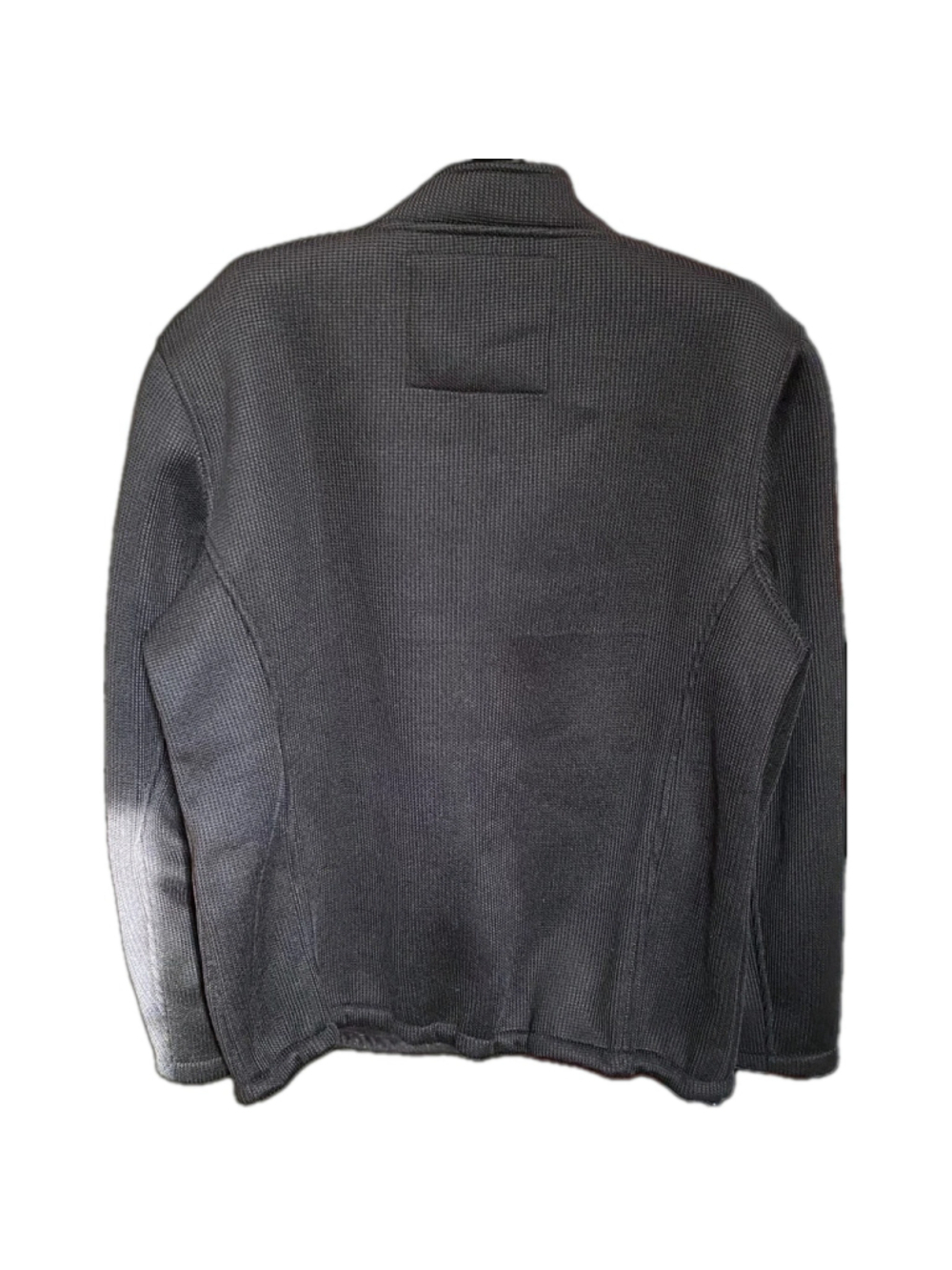 Gerry Jacket Mens 2X Black Waffle Knit Ribbed Fleece Lined Basecamp Gorpcore - Picture 3 of 8